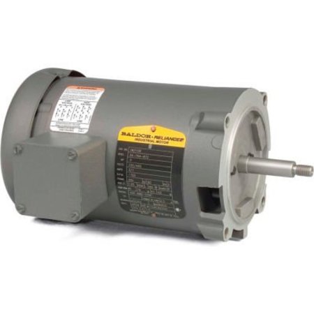 BALDOR-RELIANCE Baldor-Reliance Motor JM3111, .75HP, 3450RPM, 3PH, 60HZ, 56J, 3416M, OPEN, F1 JM3111